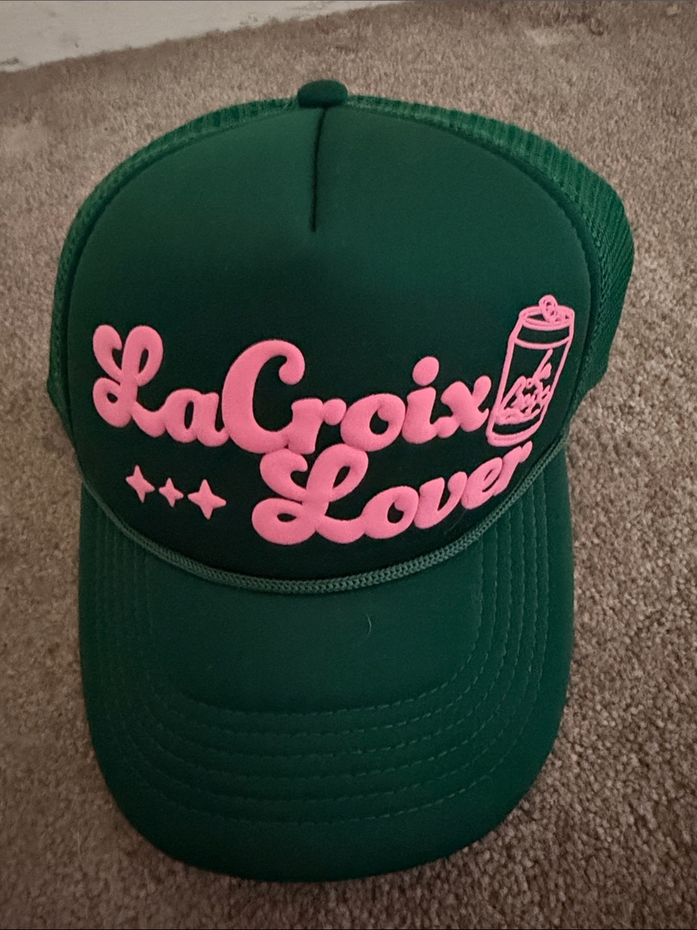 LaCroix Love Green Trucker Hat by